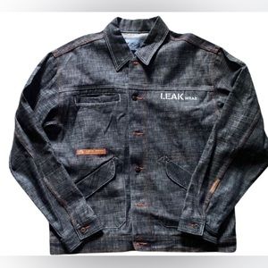 LEAK WEAR Denim Jacket Size XL